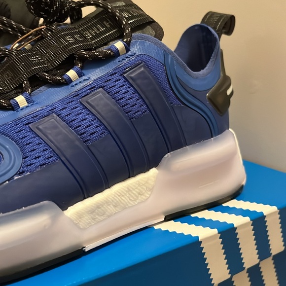 NWT ADIDAS Men’s NMD V3 TEAM ROYAL BLUE / CRYSTAL WHITE - CORE BLACK size 10 - Picture 14 of 16